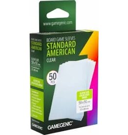 Gamegenic Gamegenic Board Game Sleeves Standard American Clear