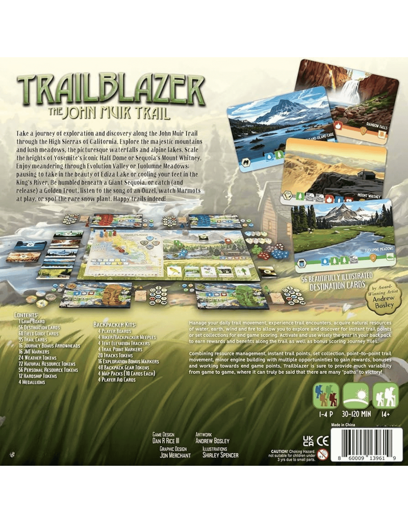 Tabletop Tycoon Trailblazer: The John Muir Trail Second Edition