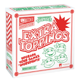 Restoration Games Unmatched Teenage Mutant Ninja Turtles Extra Toppings Miniature Set