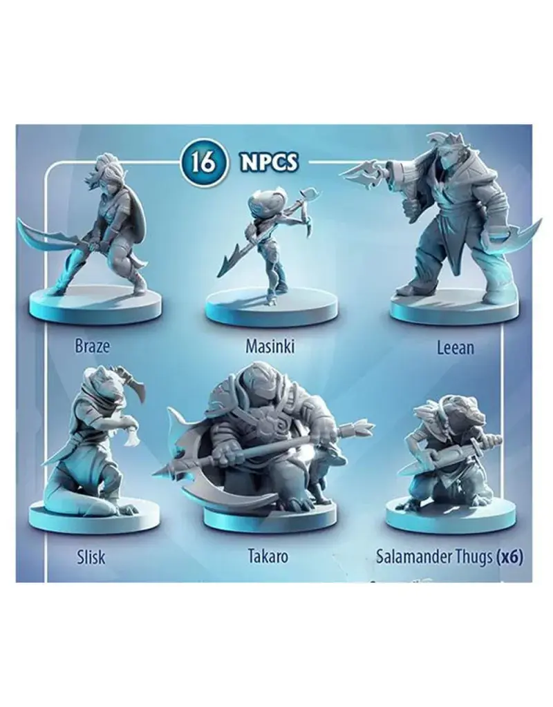 druid city games Tidal Blades 2: Miniatures Set Deluxe Edition