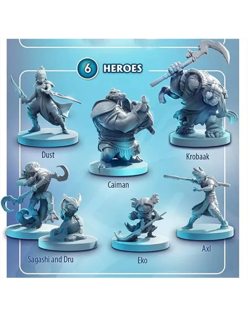 druid city games Tidal Blades 2: Miniatures Set Deluxe Edition