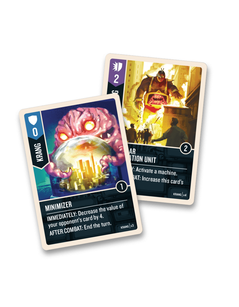 Restoration Games Unmatched Teenage Mutant Ninja Turtles Shredder vs Krang Hero Deck