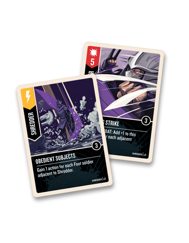 Restoration Games Unmatched Teenage Mutant Ninja Turtles Shredder vs Krang Hero Deck