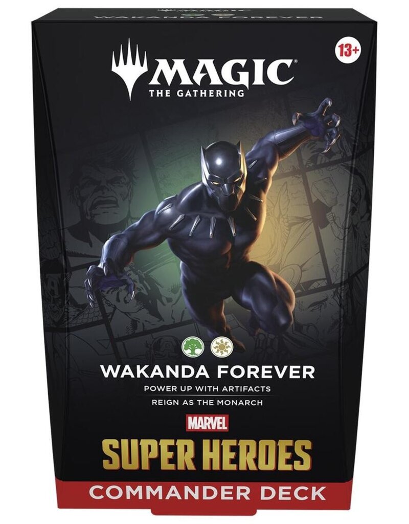 Wizards of the Coast MTG: Marvel Super Heroes Commander Deck - Wakanda Forever