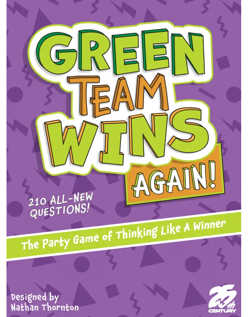 25th Century Green Team Wins Again