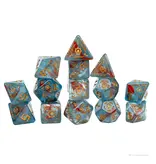 Wizards of the Coast D&D Adventure Dice Set: Cleric- Light Blue/Red