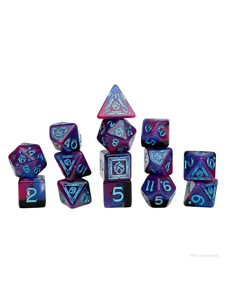 Wizards of the Coast D&D Adventure Dice Set: Sorcerer- Purple