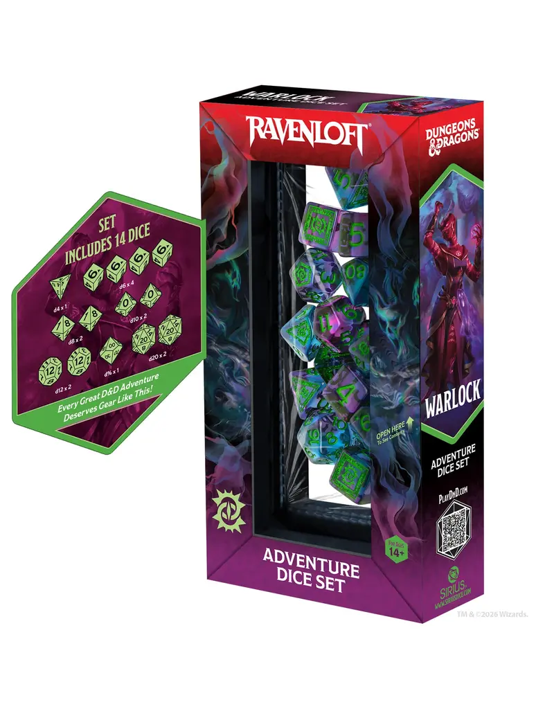 Wizards of the Coast D&D Adventure Dice Set: Warlock