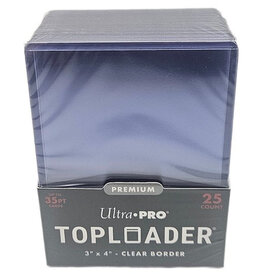 Ultra Pro Ultra  Pro Toploader:  3" x 4" Clear Border (25)