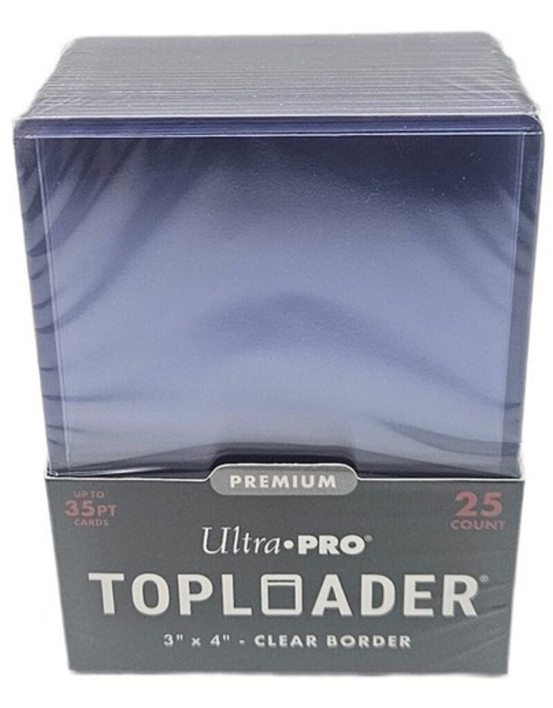 Ultra Pro Ultra  Pro Toploader:  3" x 4" Clear Border (25)