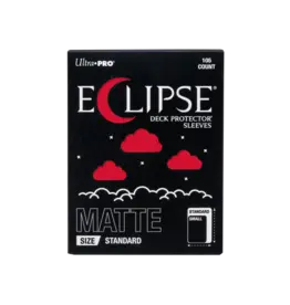 Ultra Pro Eclipse: Matte Sleeve Apple Red (105 ct)