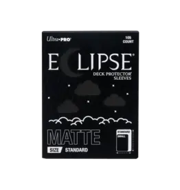 Ultra Pro Eclipse: Matte Sleeve Jet Black (105 ct)