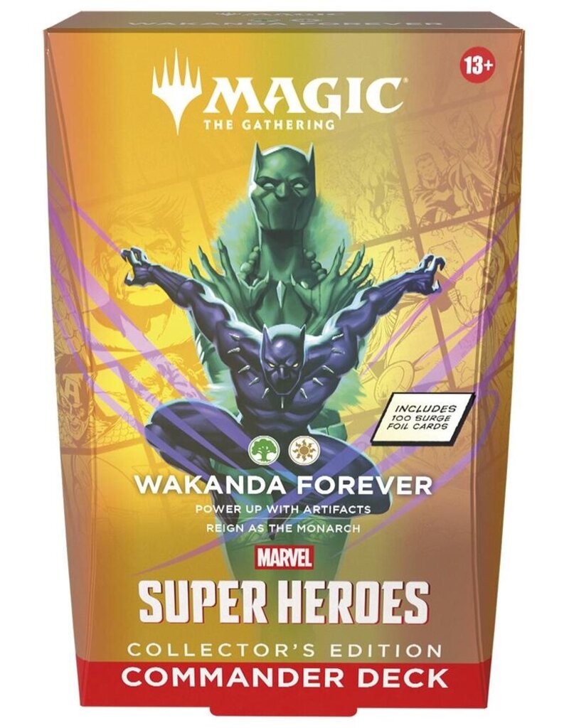 Wizards of the Coast MTG: Marvel Super Heroes Collector Commander Deck - Wakanda Forever