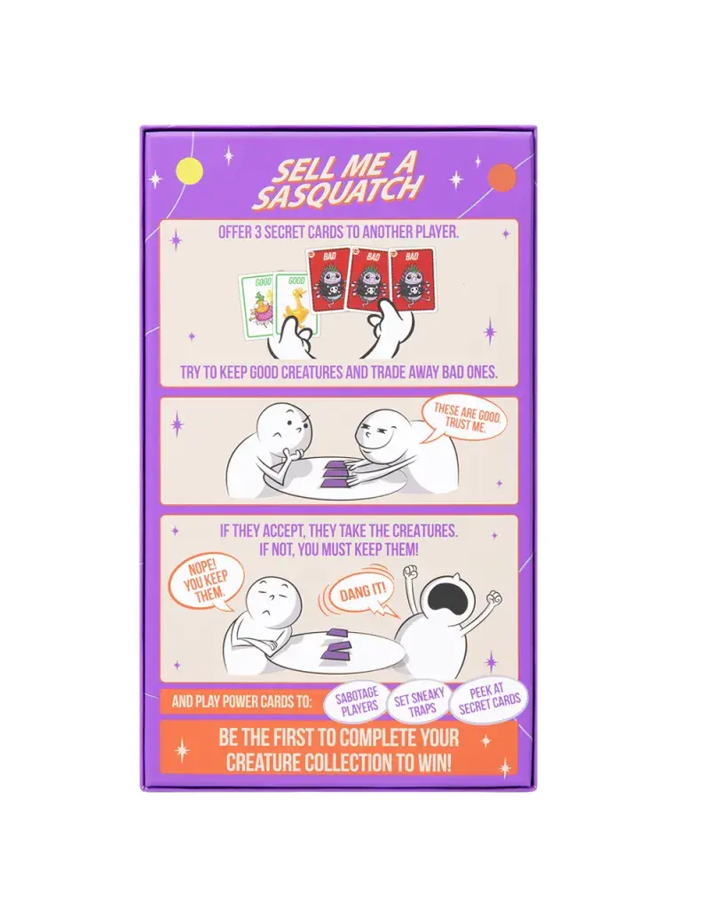 Exploding Kittens Sell Me A Sasquatch
