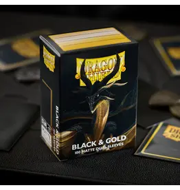 Arcane Tinmen Dragon Shield: Matte Dual Black & Gold (100)