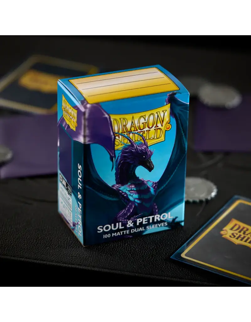 Arcane Tinmen Dragon Shield: Matte Dual Soul & Petrol (100)