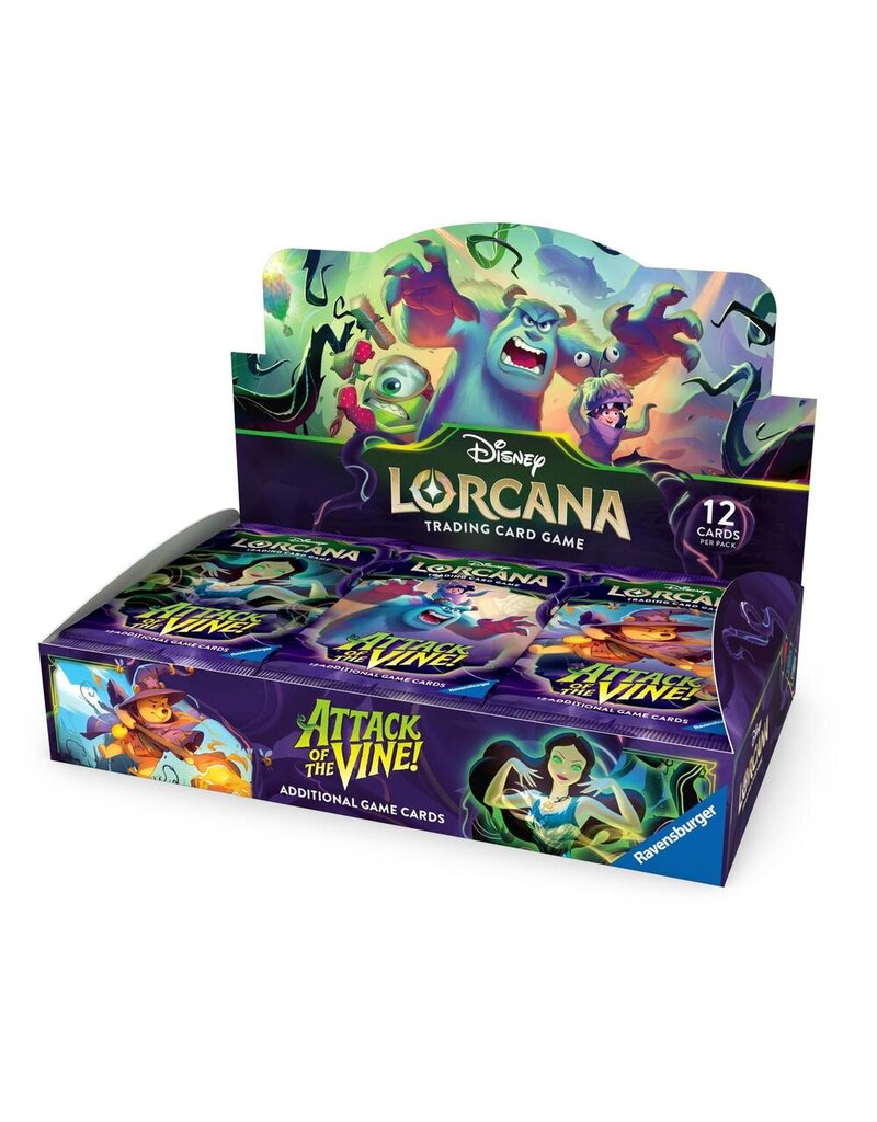Ravensburger Disney Lorcana: Attack of the Vine! Booster Box