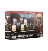 Games Workshop Warhammer 40K: Orks- Boyz + Paints