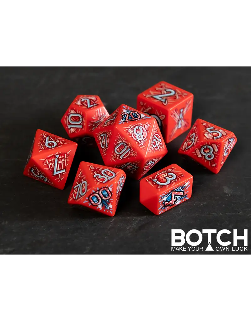 Botch Inc. Botch Dice 7-Die Set: Melee Militia