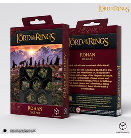 Q Workshop The Lord of The Rings: Rohan 7-Dice Set