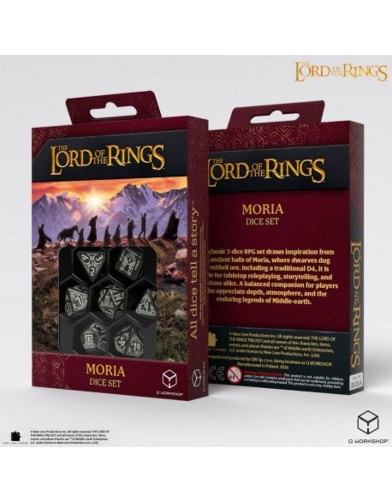 Q Workshop The Lord of The Rings: Moria 7-Dice Set