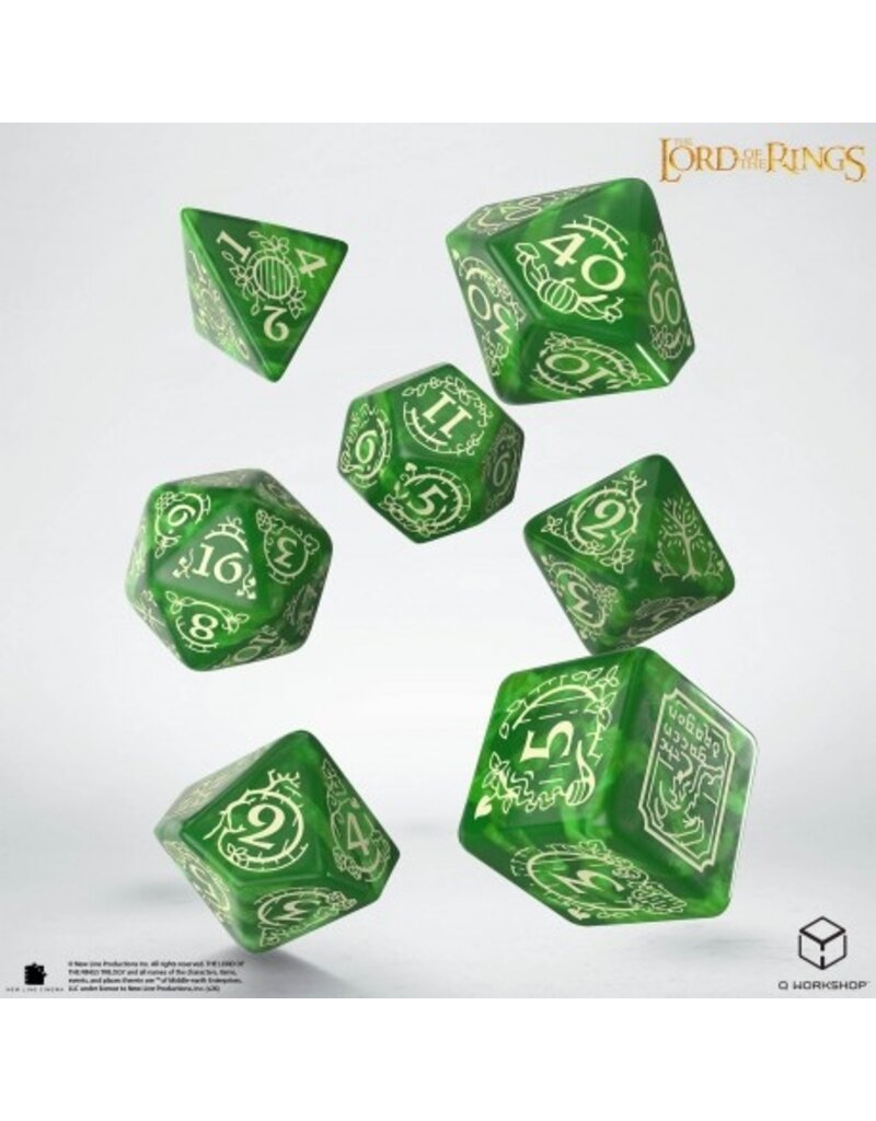 Q Workshop The Lord of The Rings: Shire 7-Dice Set