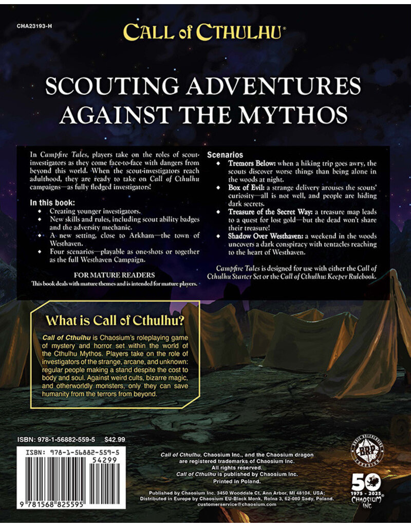 Chaosium Call of Cthulhu: Campfire Tales