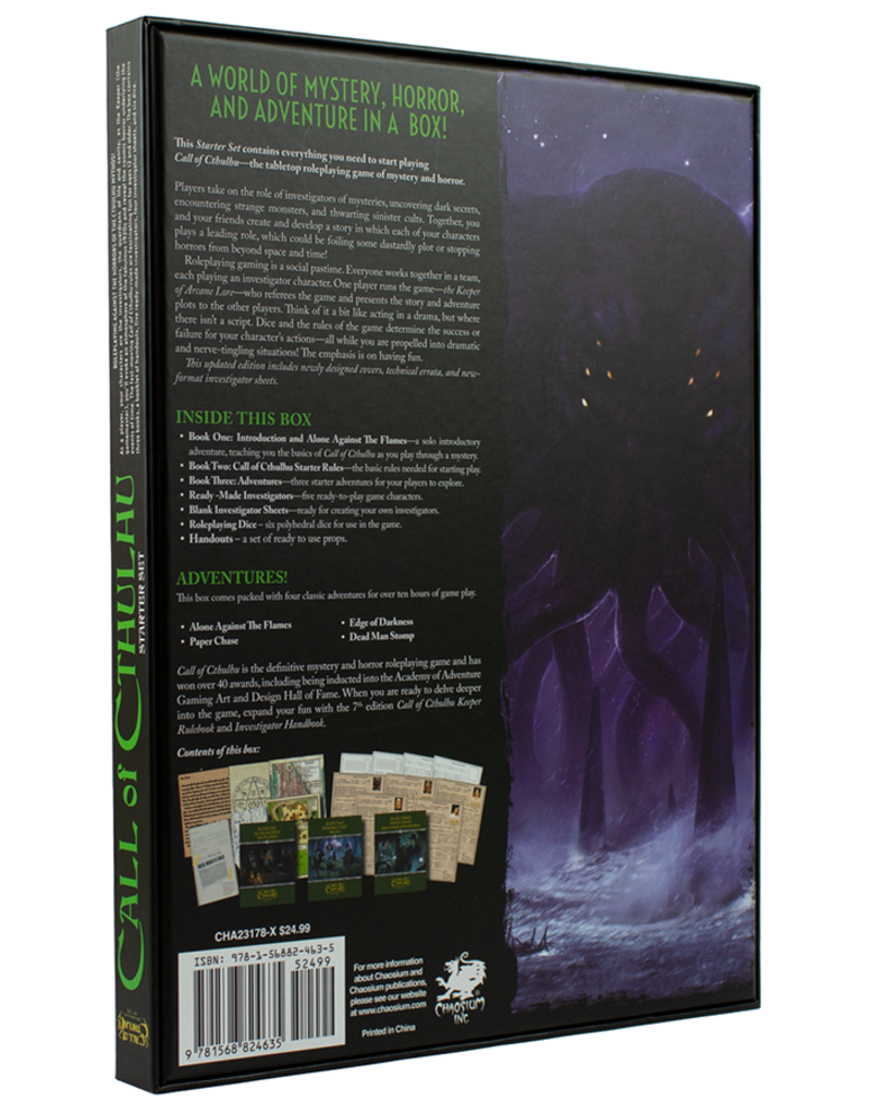 Chaosium Call of Cthulhu: Starter Box Set 7th Edition