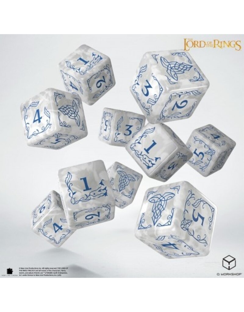 Q Workshop The Lord of The Rings: Rivendell 10xD6 Set - Stone