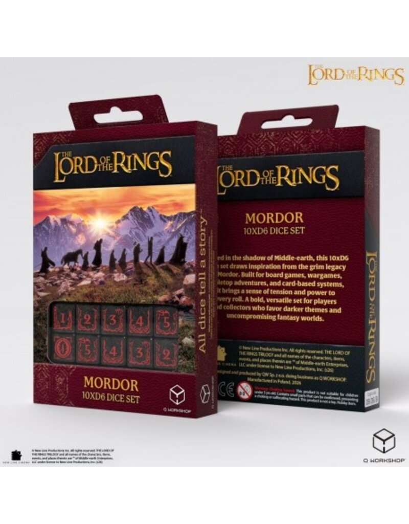 Q Workshop The Lord of The Rings: Mordor 10xD6 Set