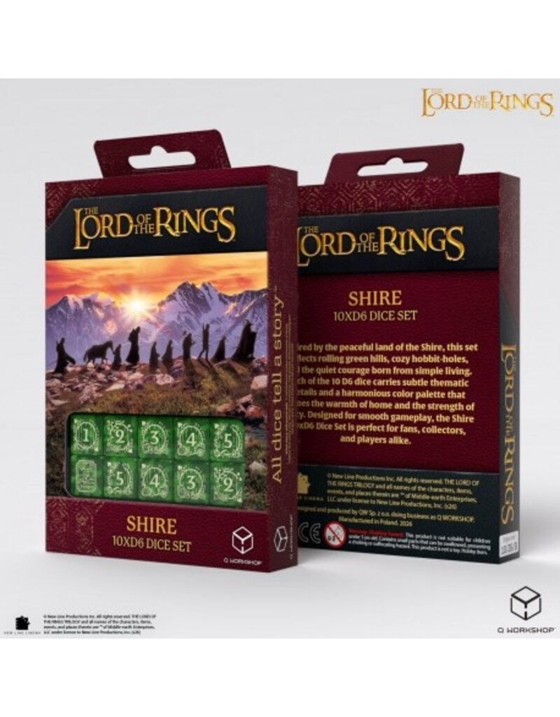 Q Workshop The Lord of The Rings: Shire 10xD6 Set
