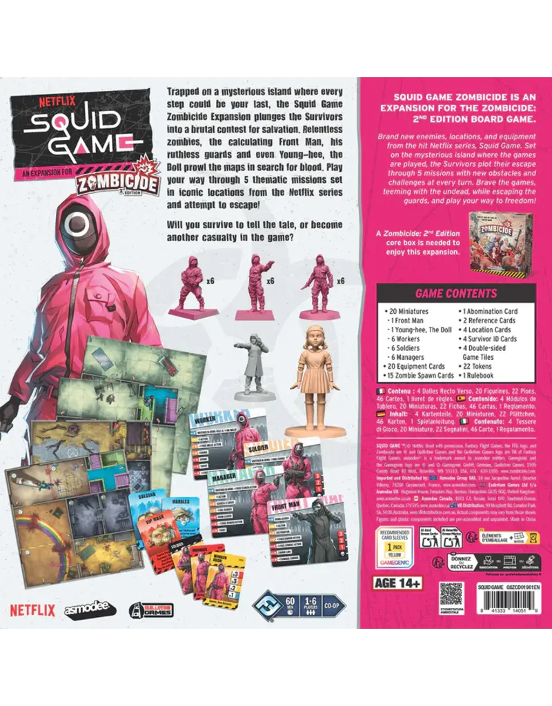 CMON Zombicide Squid Game Expansion