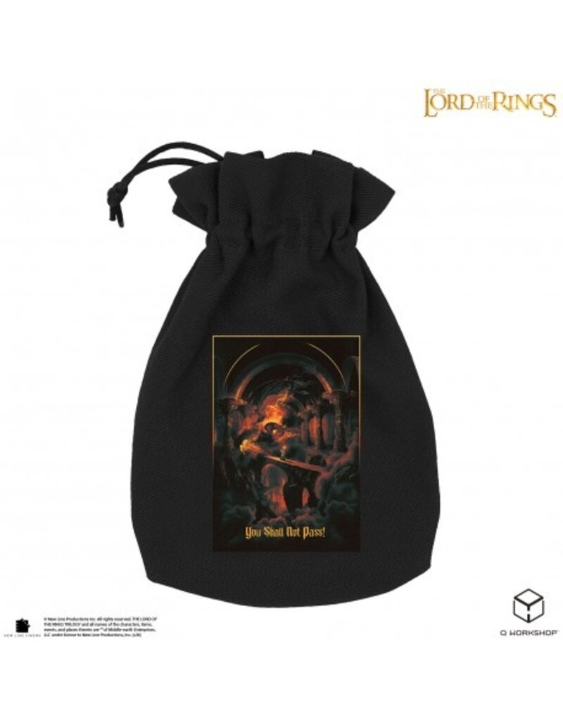 Q Workshop The Lord of The Rings: Bridge of Khazad-Dum Dice Pouch