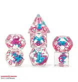 FanRoll by Metallic Dice Games DND Monsters - Resin Inclusion Dice Set - Mind Flayer