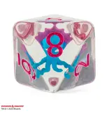 FanRoll by Metallic Dice Games DND Monsters - Resin Inclusion Dice Set - Mind Flayer