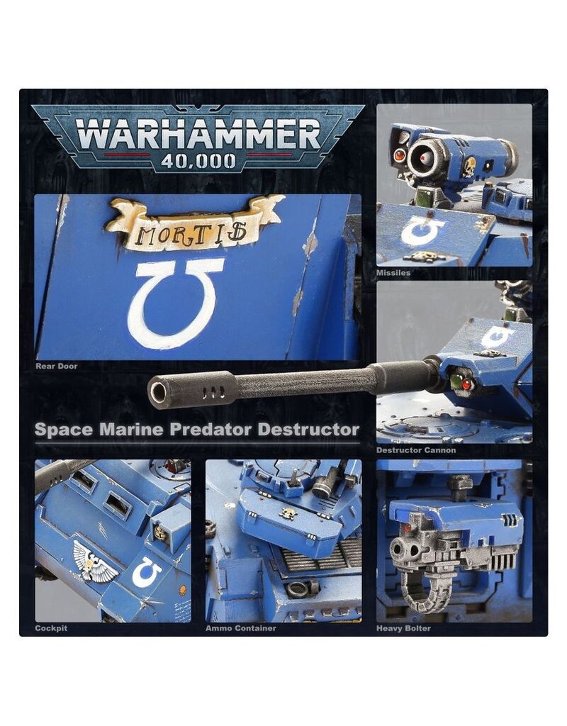 Games Workshop Warhammer 40k: Space Marines- Predator