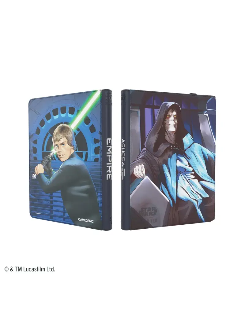 Gamegenic Star Wars Unlimited: Zip-Up Album 18-Pocket: Luke Skywalker/Emperor Palpatine