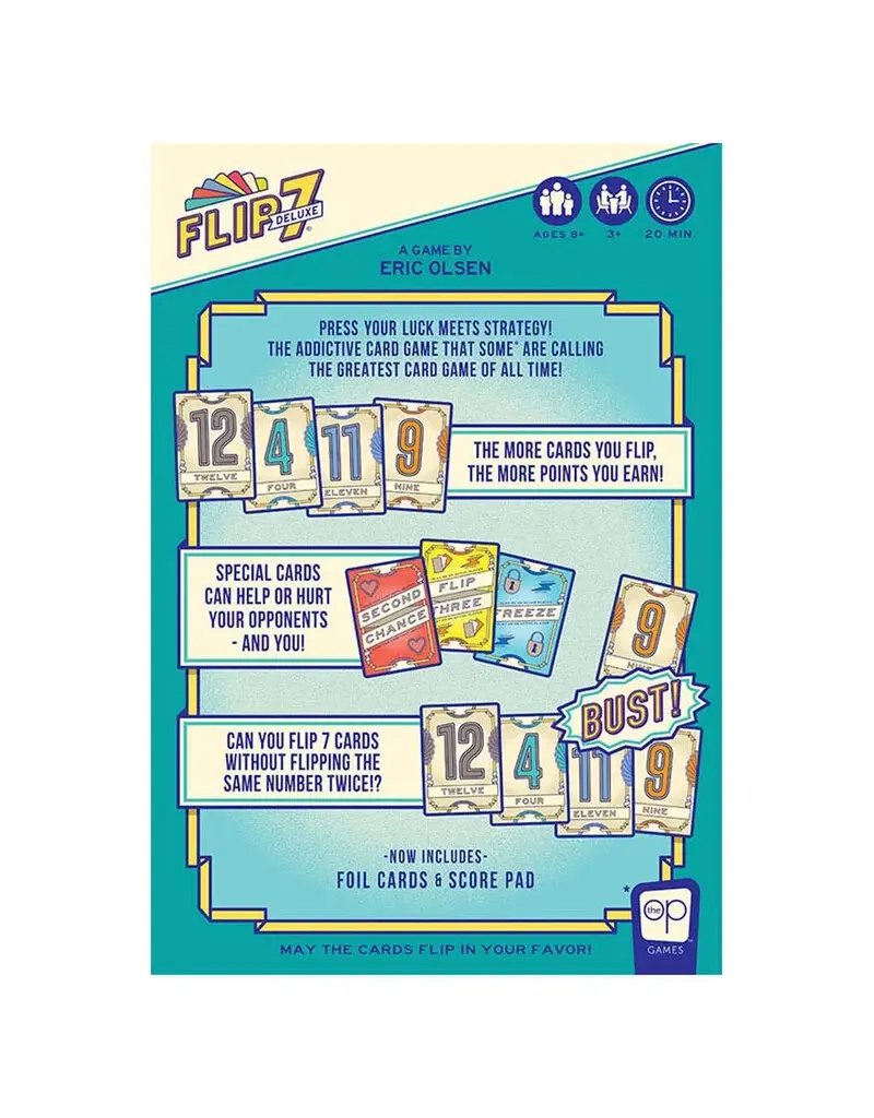 USAopoly Flip 7 Deluxe