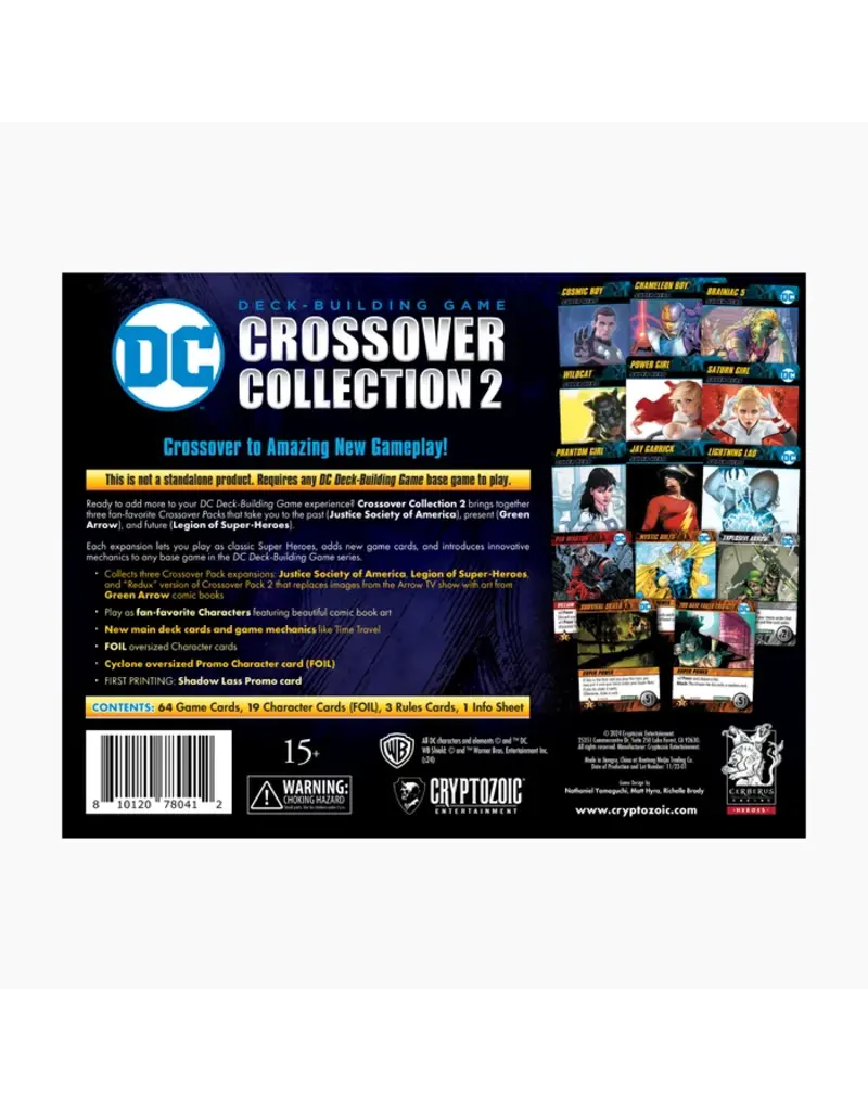 Cryptozoic DC Comics Deckbuilding Game DBG: Crossover Collection 2