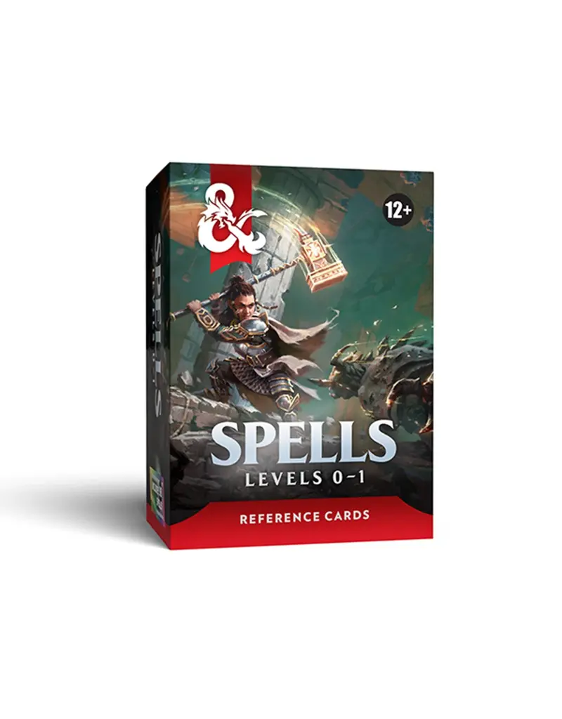 Wizards of the Coast DND RPG Trove Spells 0-1 Reference Cards