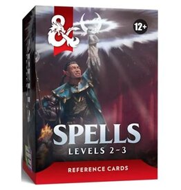 Wizards of the Coast DND RPG Trove Spells 2-3 Reference Cards