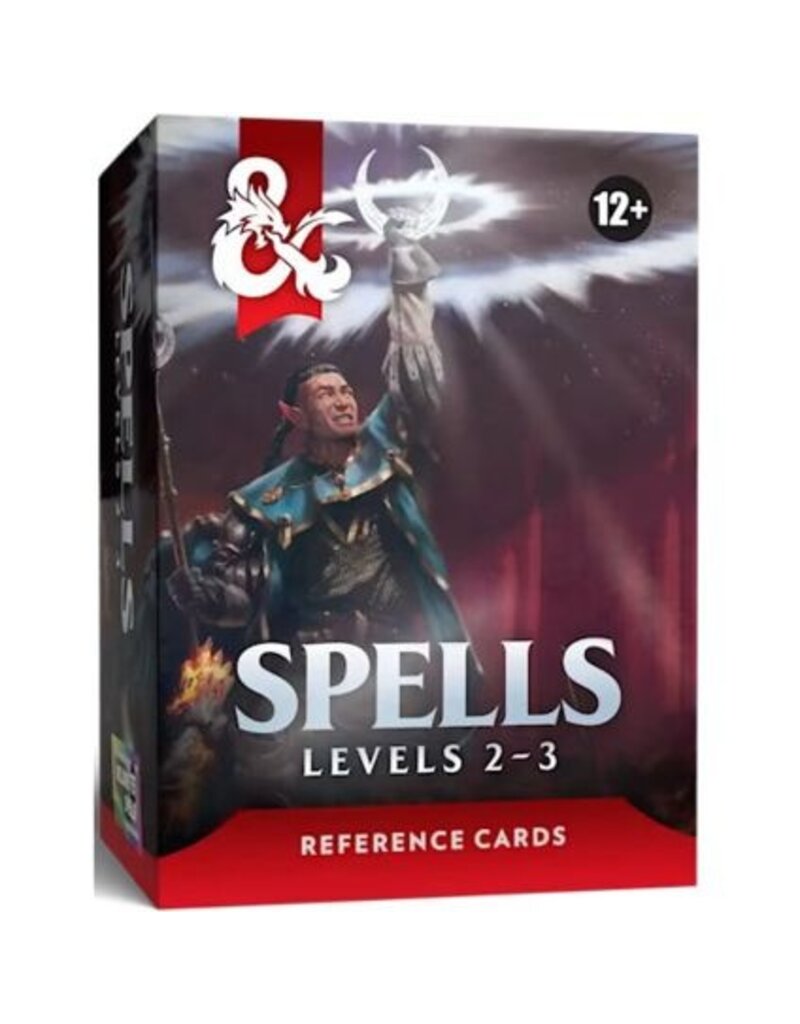 Wizards of the Coast DND RPG Trove Spells 2-3 Reference Cards