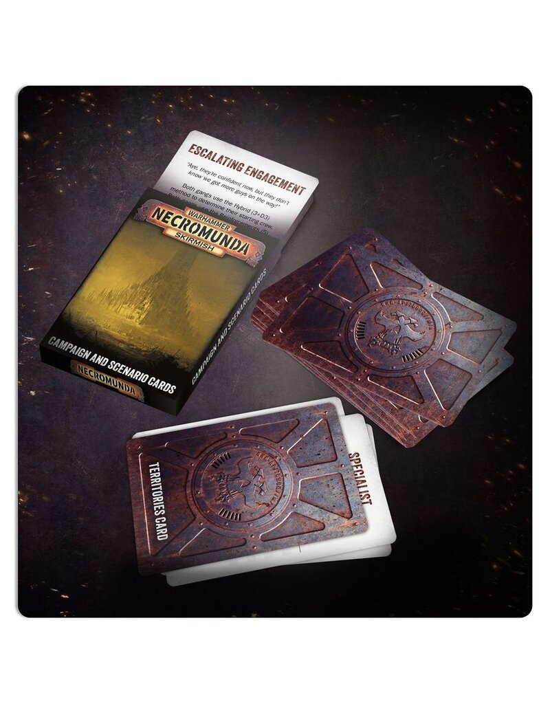 Games Workshop Necromunda: Campaign and Scenario Cards