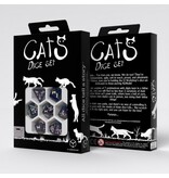 Q Workshop Cats Dice: 7-Die Set- Mittens