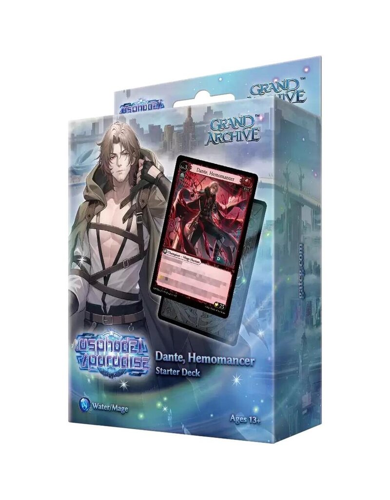 Weebs of the Shore Grand Archive TCG: .asphodel/paradise - Dante, Hemomancer Starter Deck