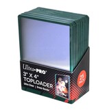 Ultra Pro Ultra  Pro Toploader:  3" x 4" Green Border (25)