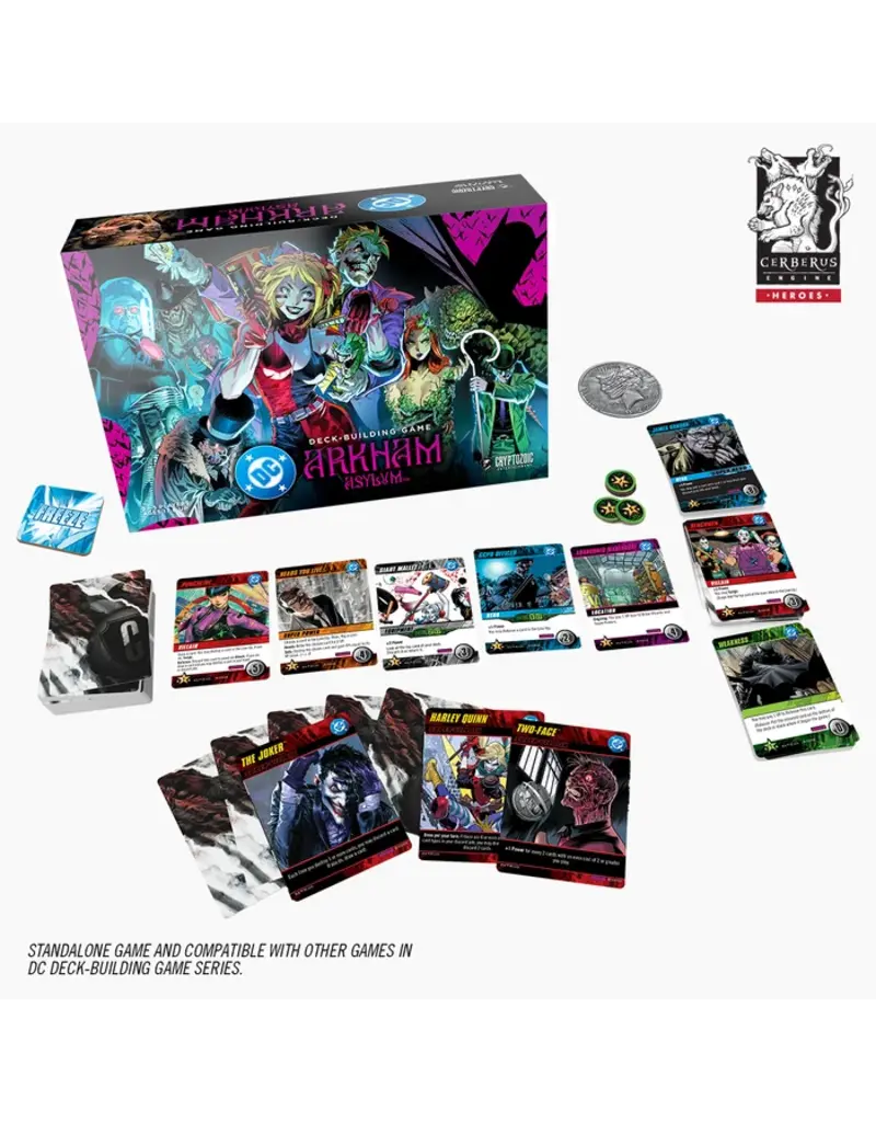 Cryptozoic DC Comics Deckbuilding Game DBG: Arkham Asylum