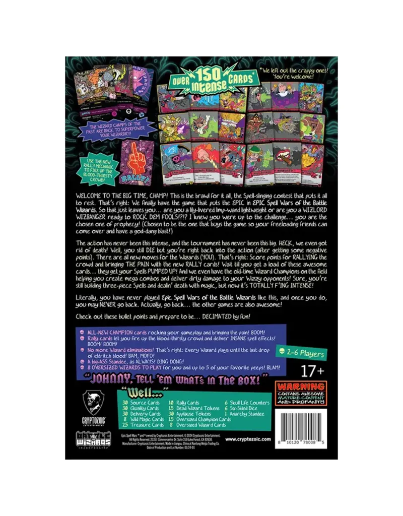 Cryptozoic Epic Spell Wars 6 - Anarchy at the Arena (stand alone or expansion)