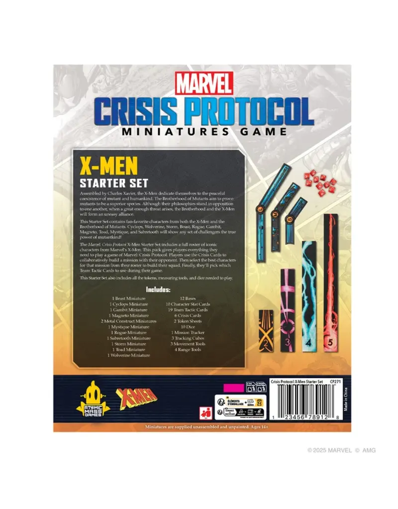 Atomic Mass Games Marvel Crisis Protocol: X-Men Starter Set