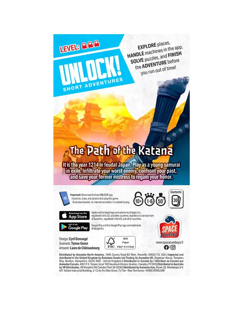 Space Cowboys UNLOCK! Short: The Path of the Katana